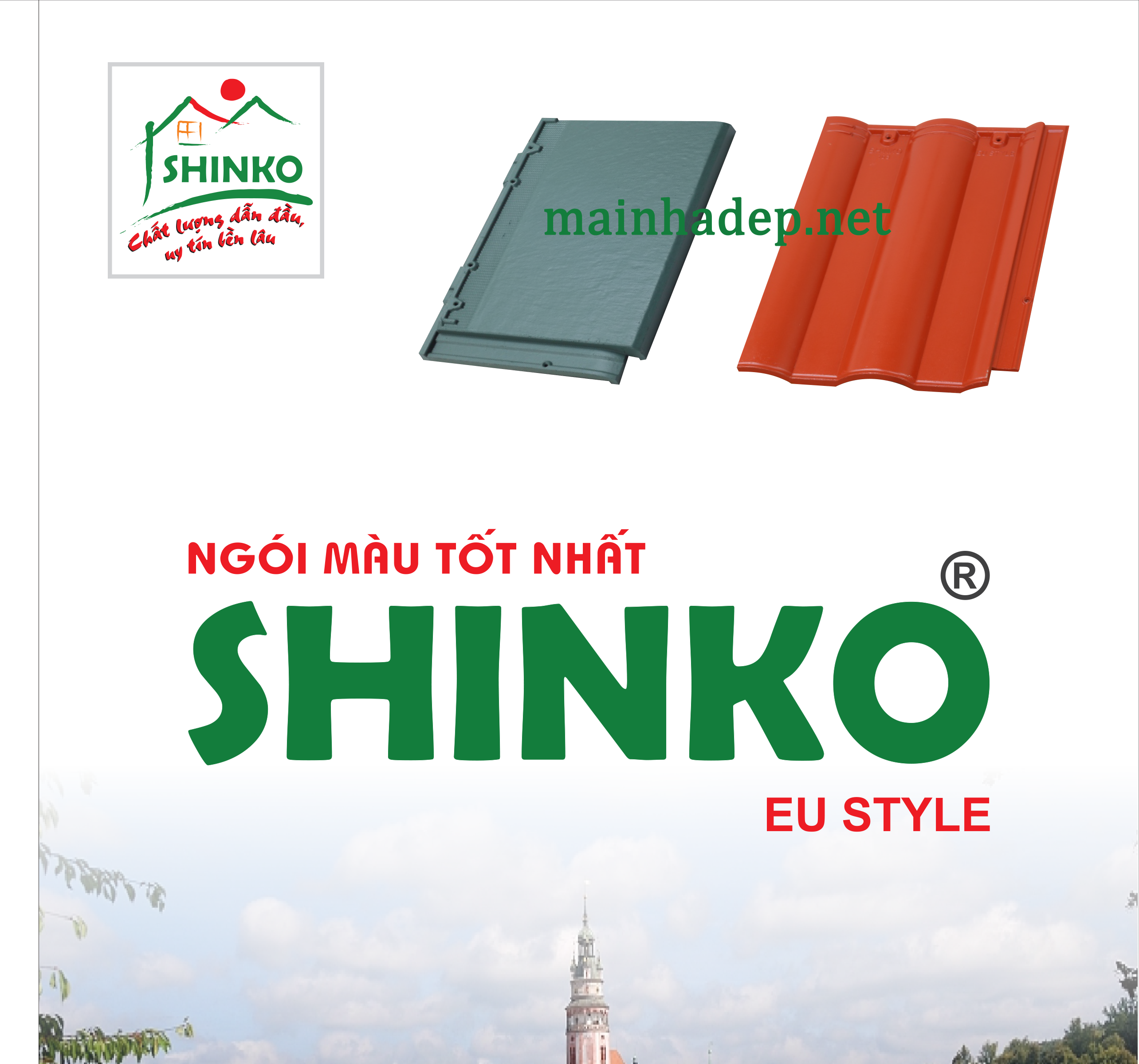 Ngói màu Shinko – Ngói Màu Tốt Nhất Hiện Nay